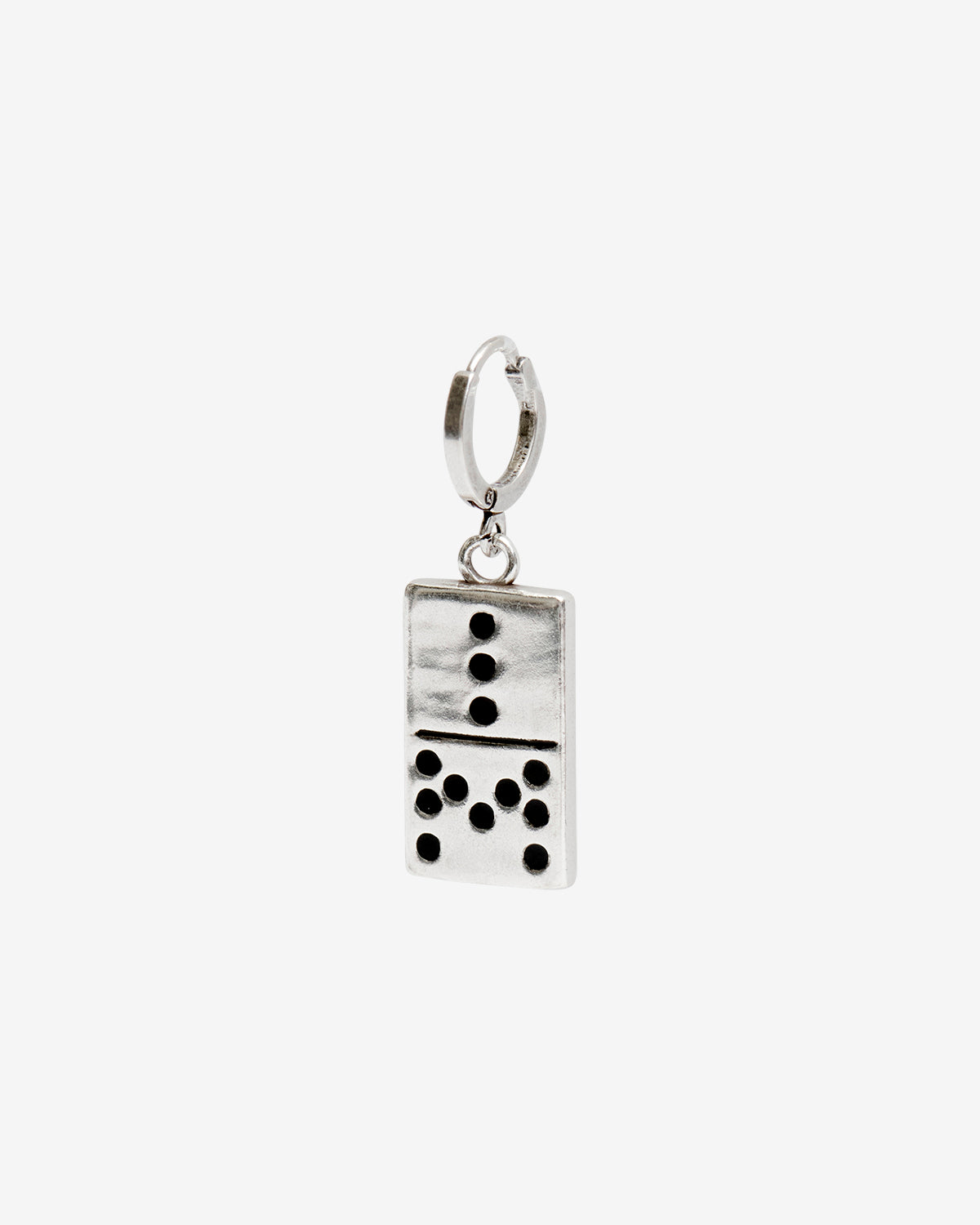 Alby イヤリング Man Black and silver 1