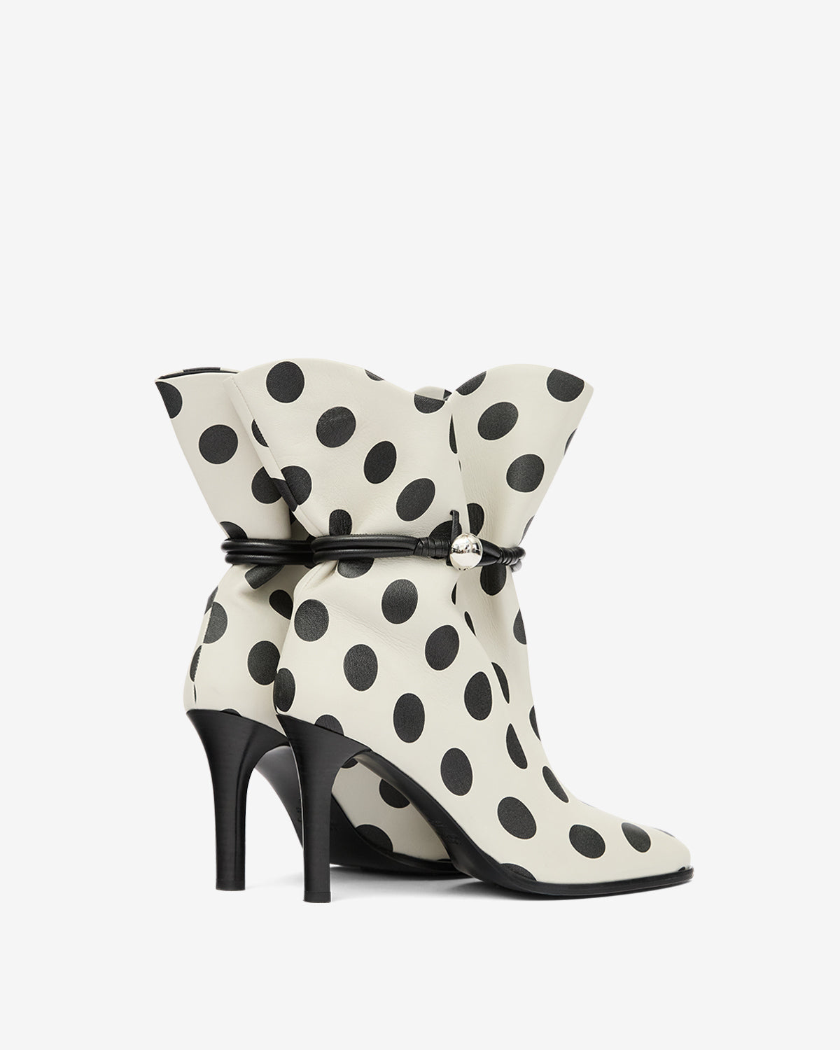 Boots lolya Woman Beige et noir 2