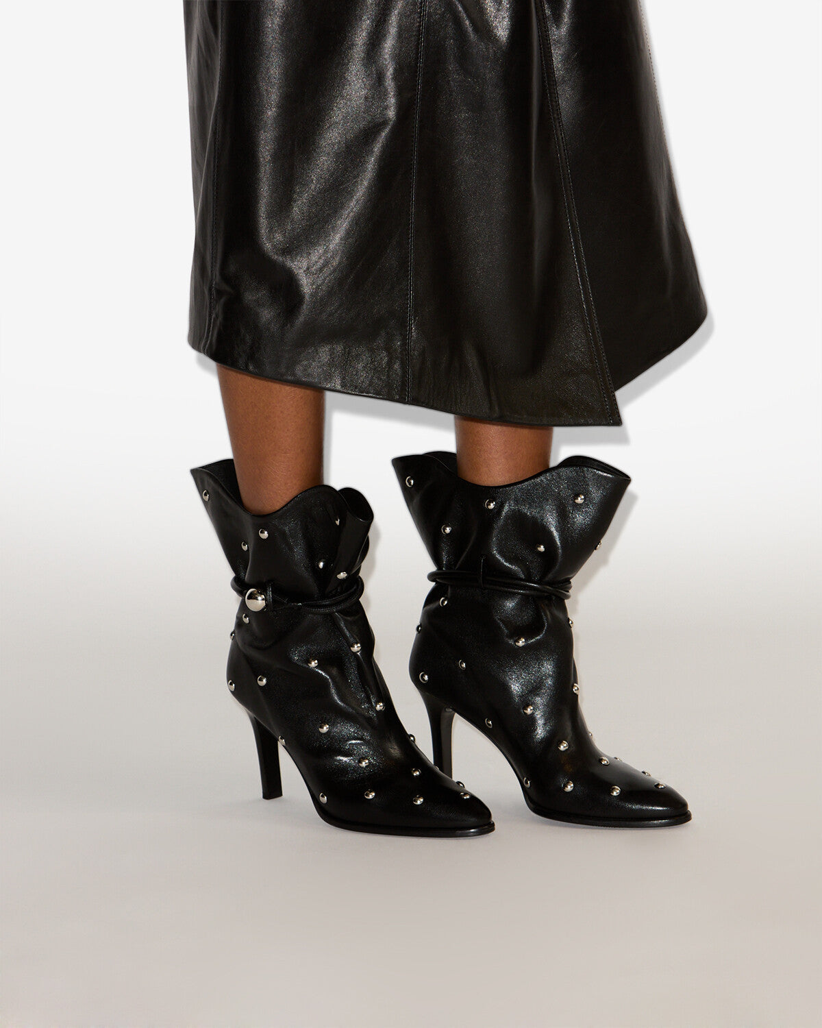 Boots lolya Woman Black and silver 3