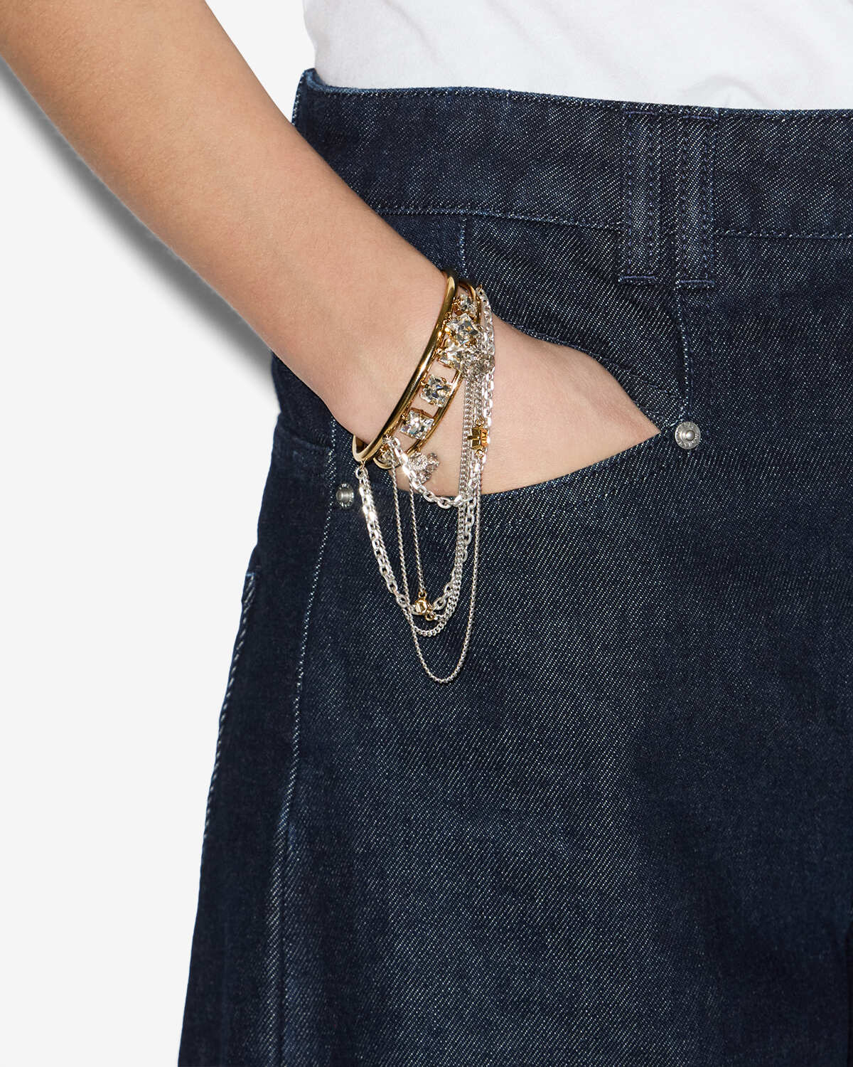 Jodie 브레이슬릿 Woman Silver-gold 1