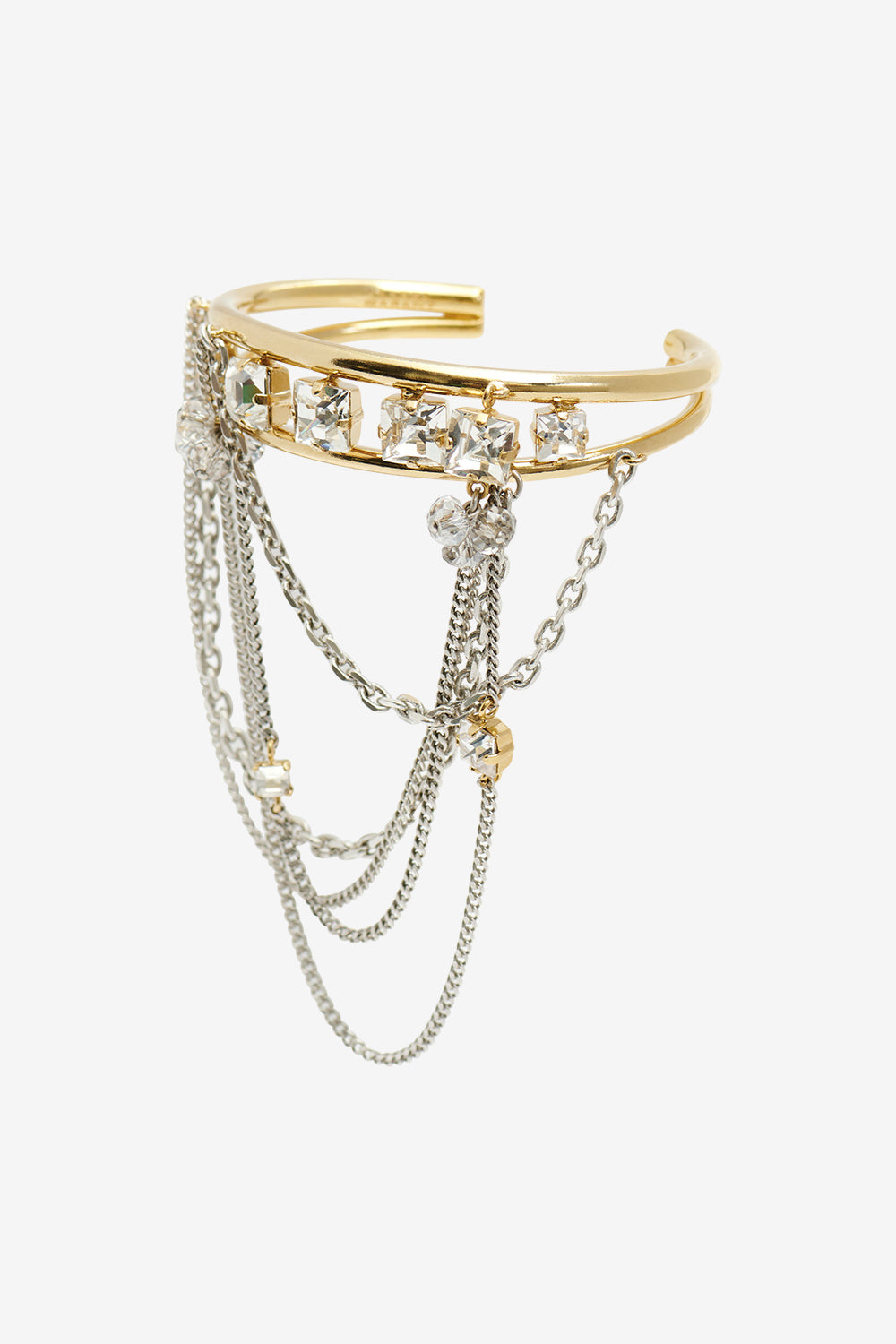 Bracelet manchette jodie - Argenté-doré - Woman - 3