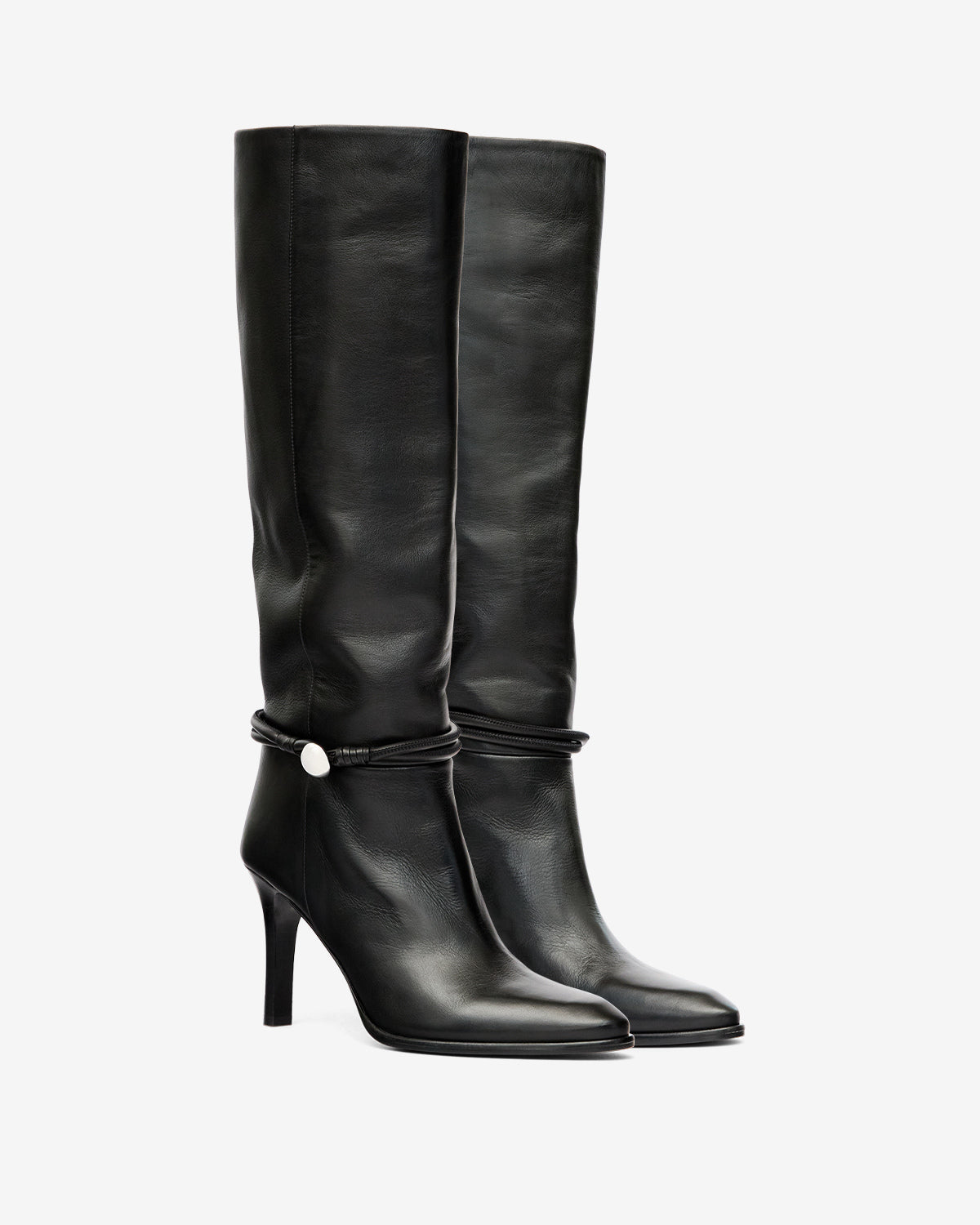 Ieva leather boots - Black - Woman - 3
