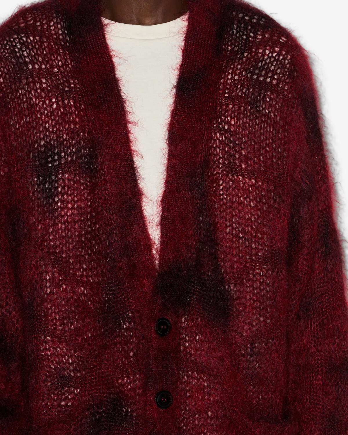 Mahel cardigan Man Deep red 4
