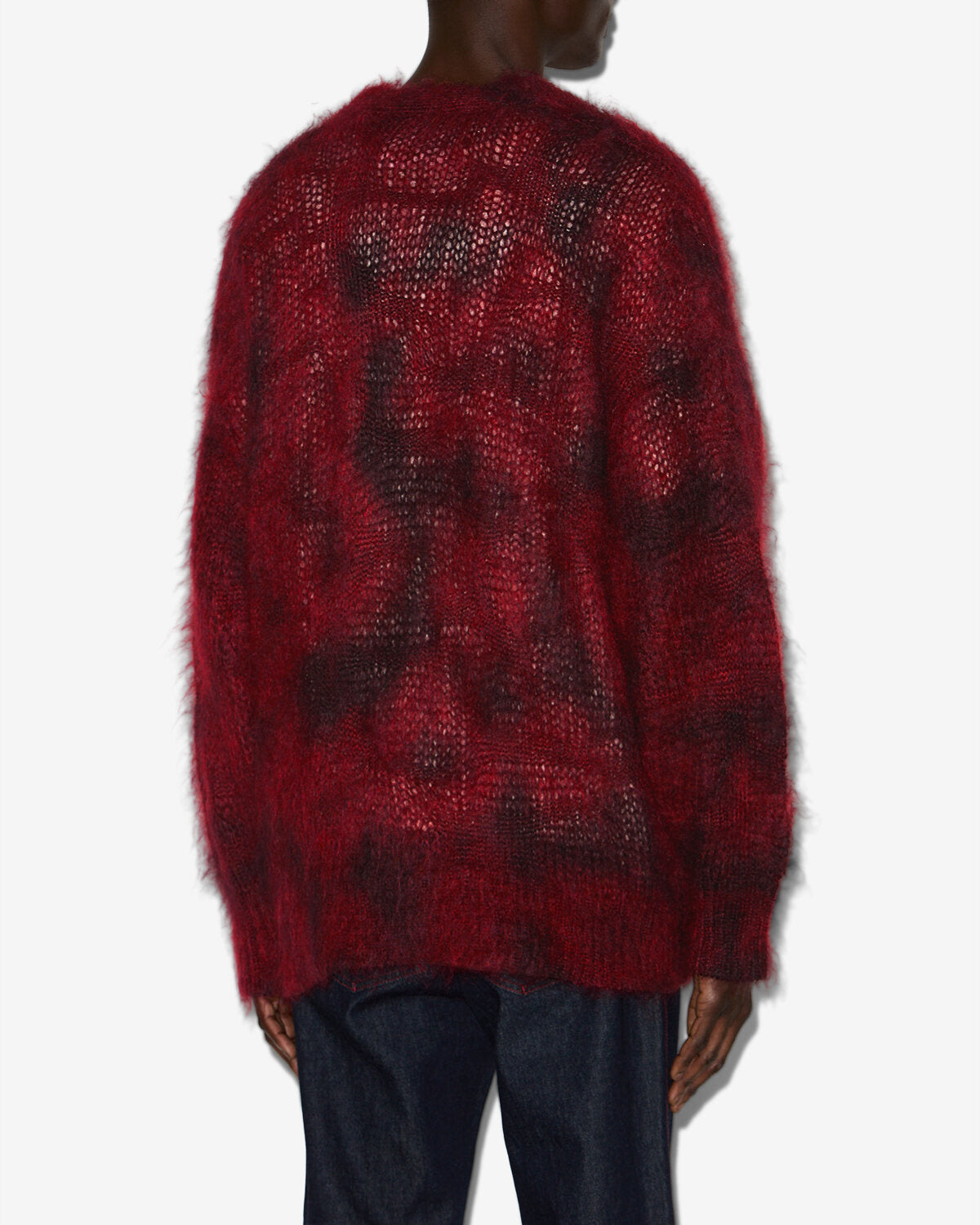 Mahel cardigan Man Deep red 4