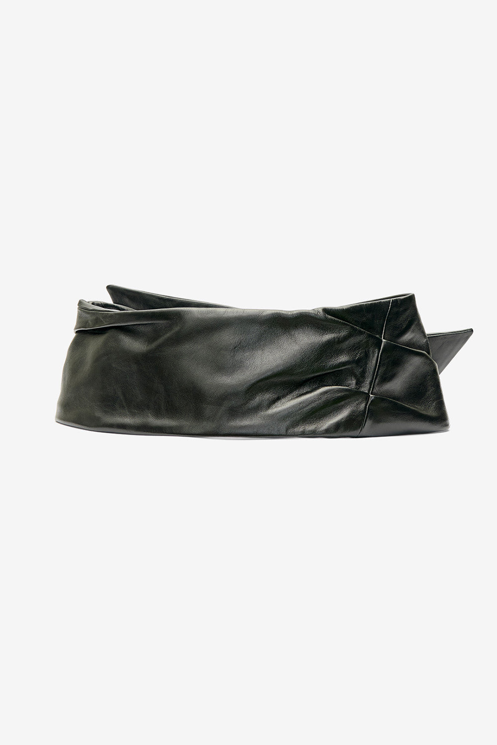 Large ceinture caren en cuir souple - Noir - Woman - 3