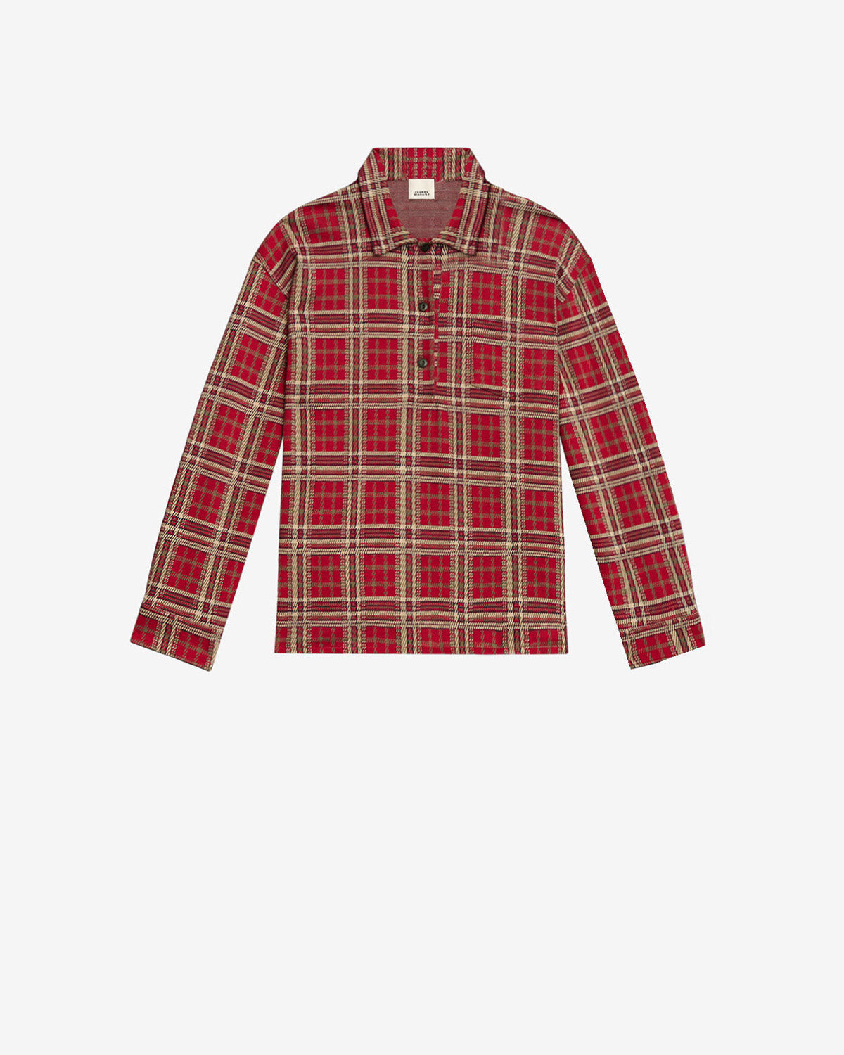 Blusa de tartán bruna - Rojo - Woman - 5