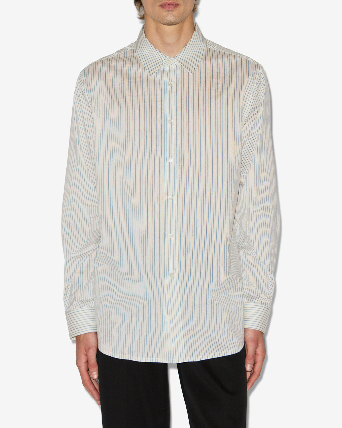Camicia nathan Man Ecru and black 4