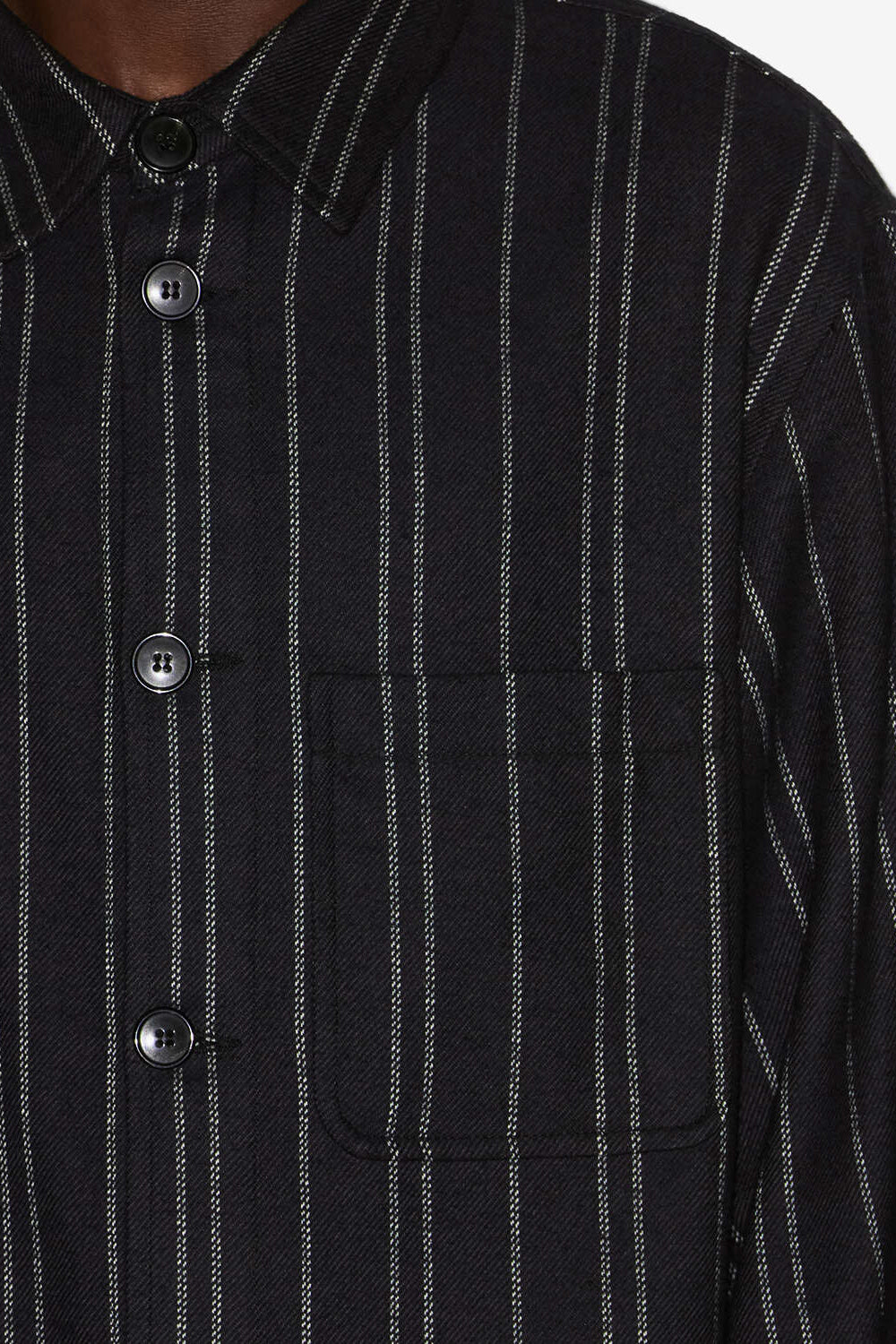 Irudy tennis stripe shirt - Black - Man - 3