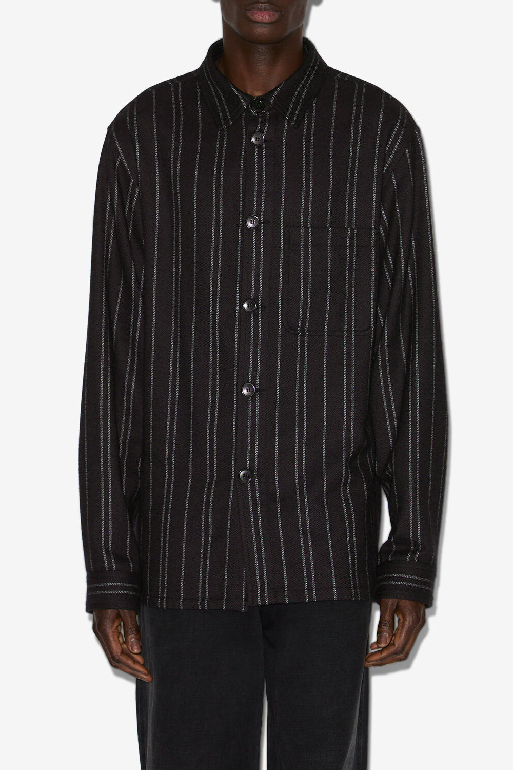 Irudy tennis stripe shirt - Black - Man - 4