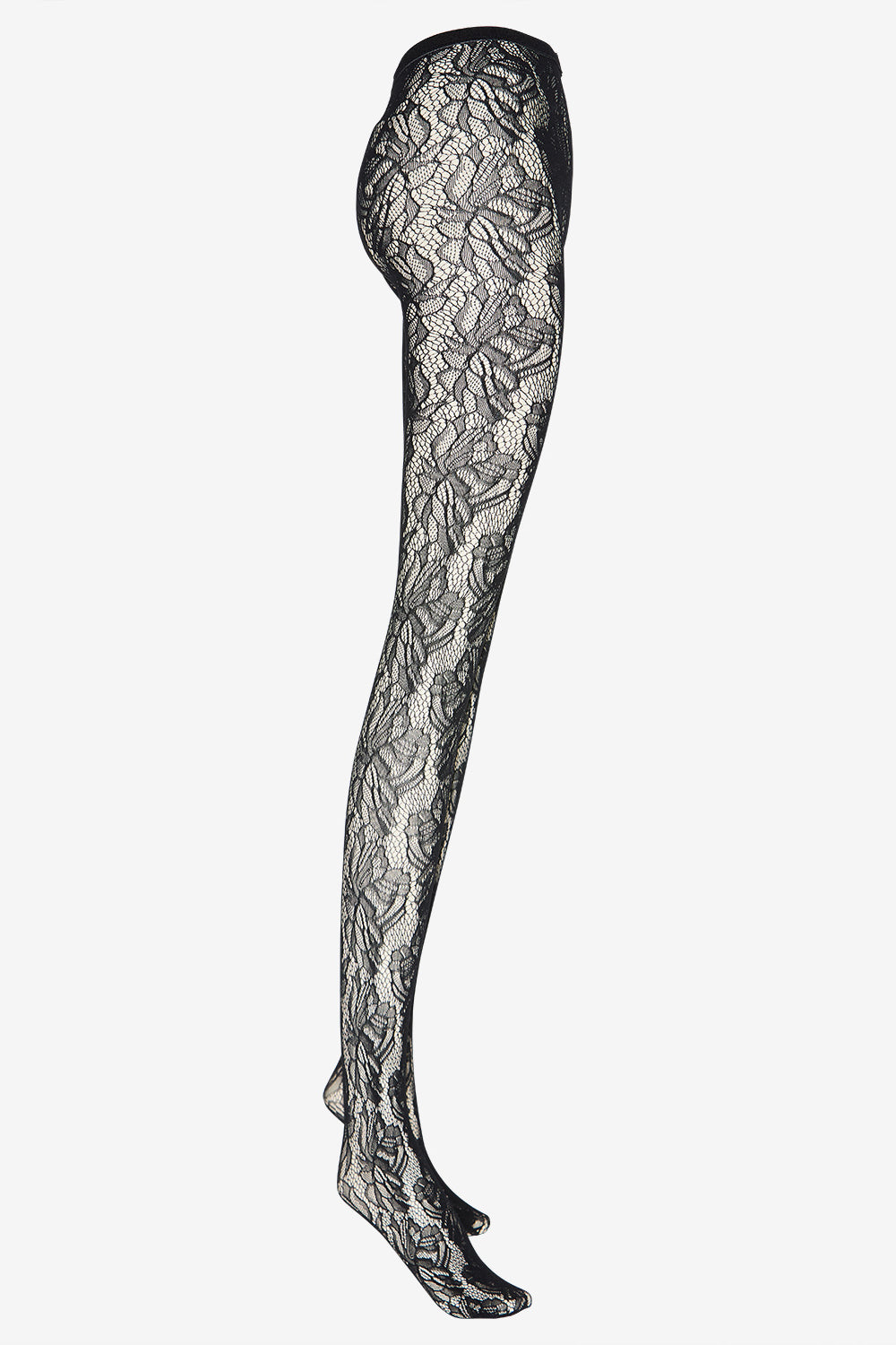 Strumpfhose floricia in spitzenoptik - Schwarz - Woman - 2