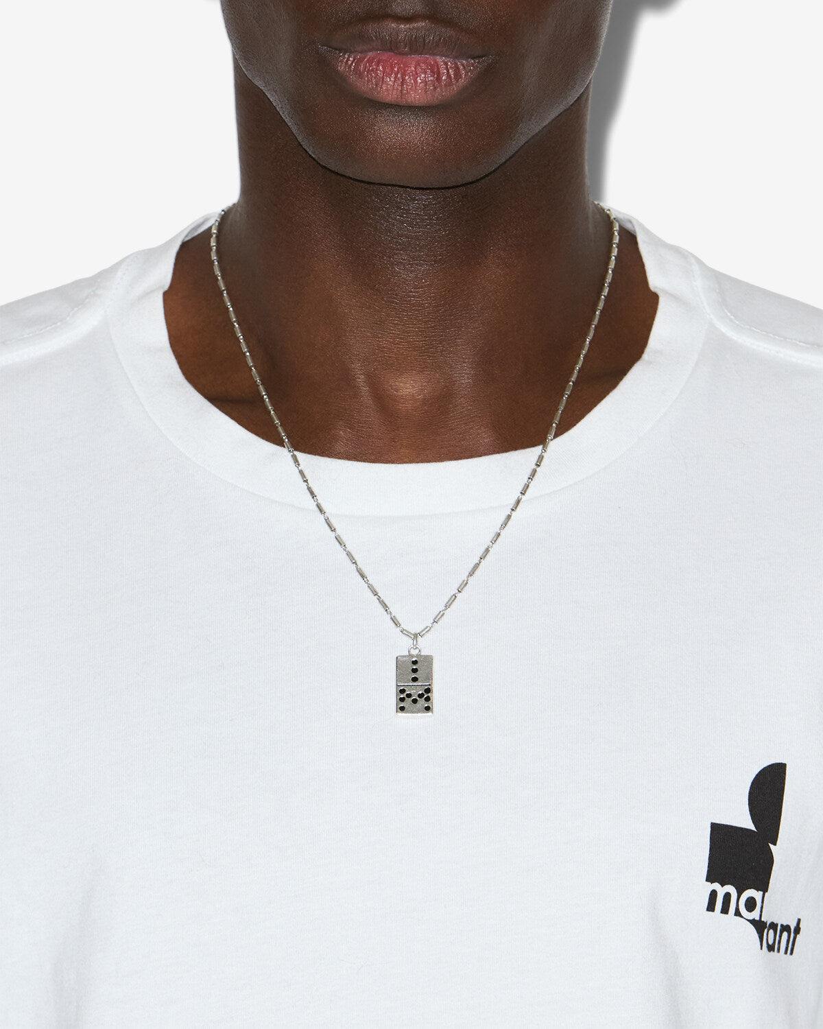 Collar alby Man Black and silver 1