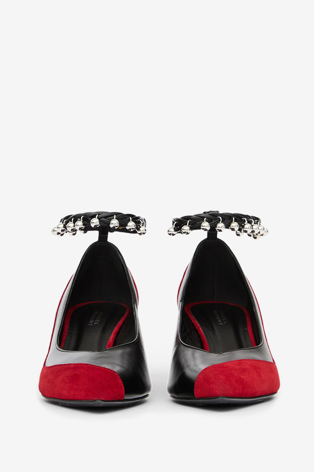 Palby 스트랩 로우 펌프스 - Red-black - Woman - 4