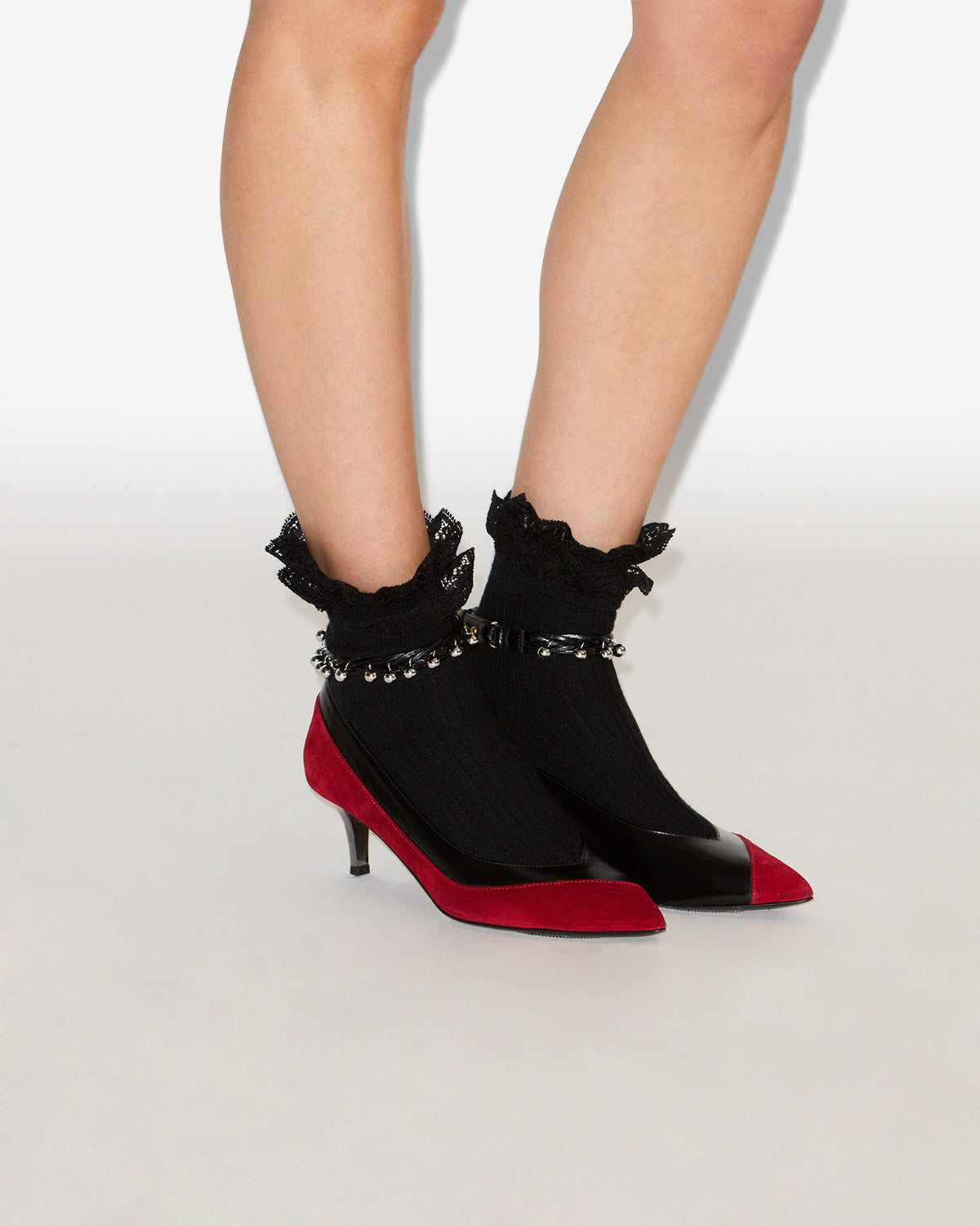 Zapatos de tacón palby Woman Red-black 2