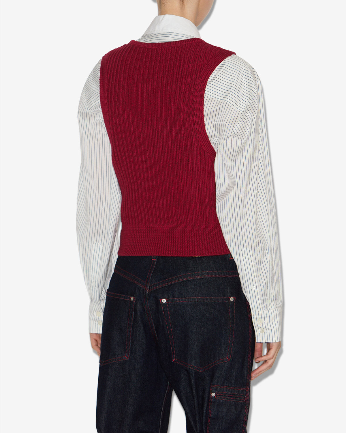 Chaleco devima Woman Deep red 4
