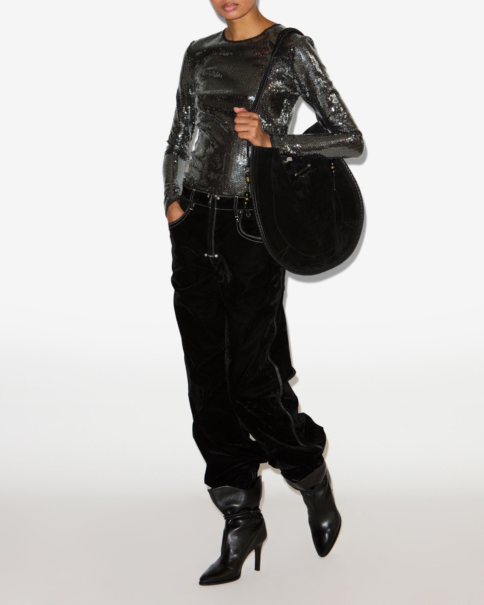 Haut / top hilda Woman Gun metal 5