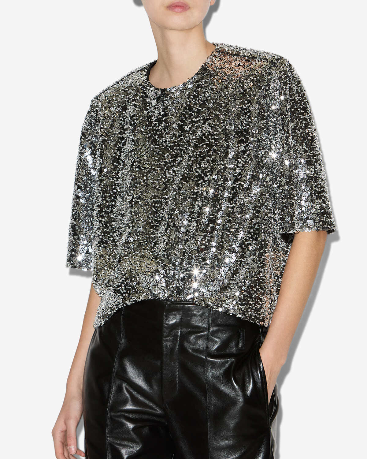 ISABEL MARANT ETOILE ブラックレース長袖ブラウス isabel marant ブラック レース ブラウス