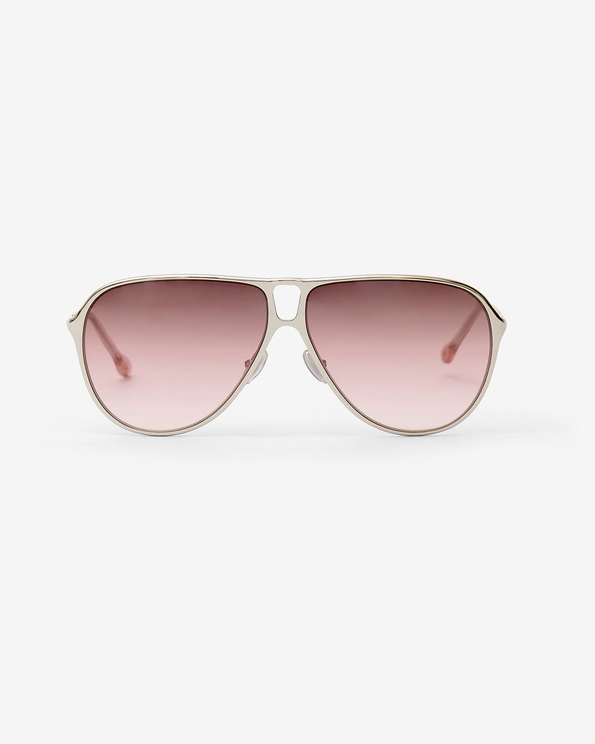 Haylo aviator sunglasses - Palladium pink - burgundy s - Woman - 1