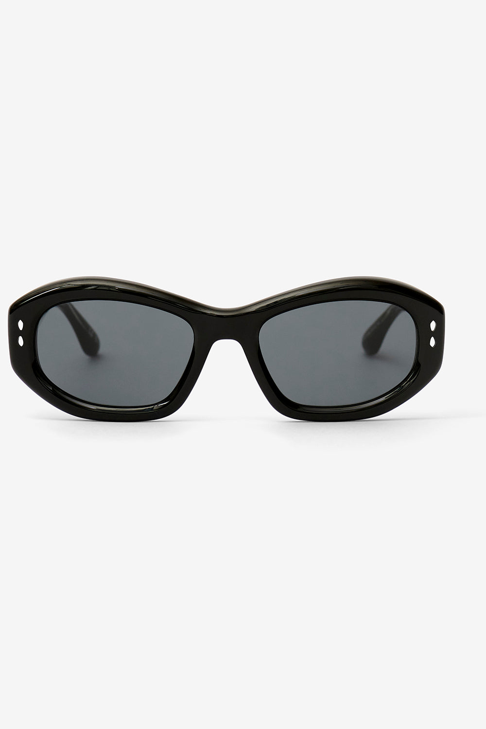 Vancy オーバルサングラス - Black pall-gray - Woman - 1
