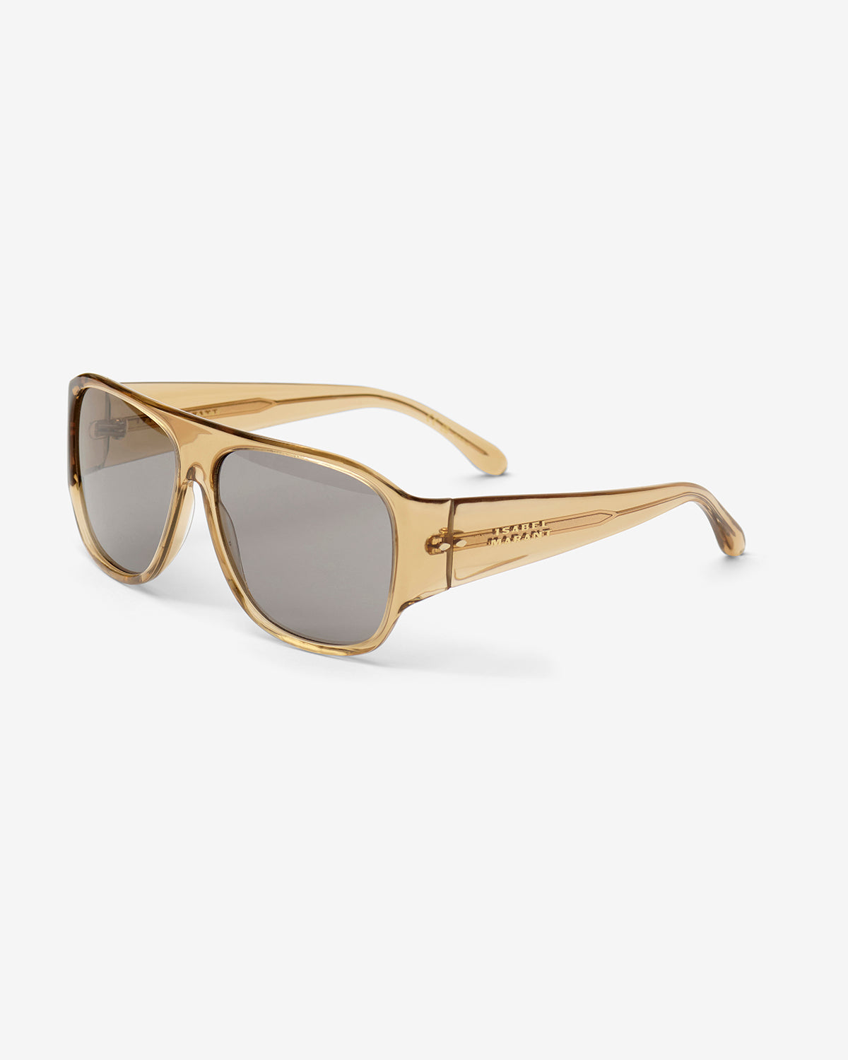 Mikala mask style sunglasses - Ochre - grey - Woman - 2