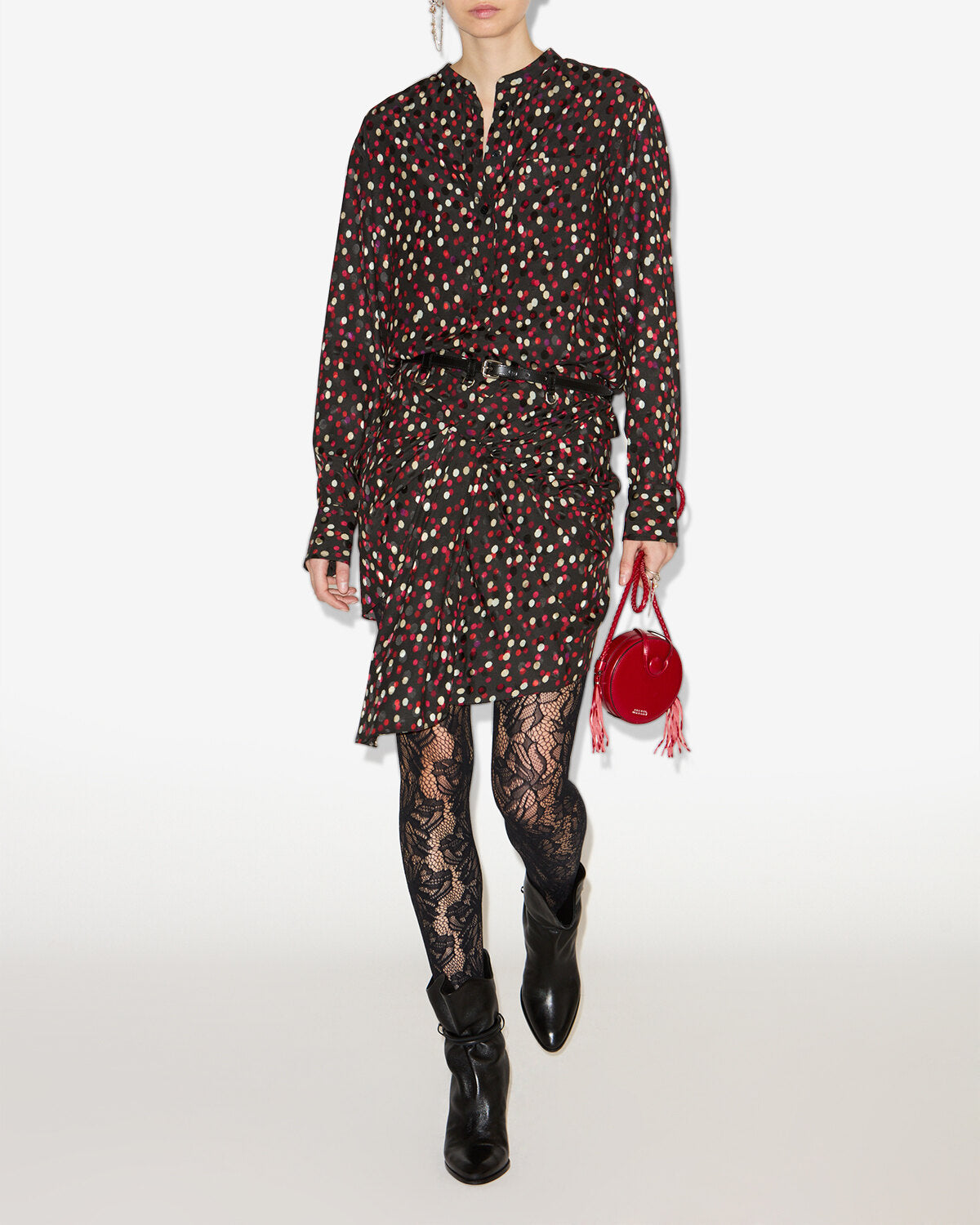 Gonna ovia Woman Black-red 4