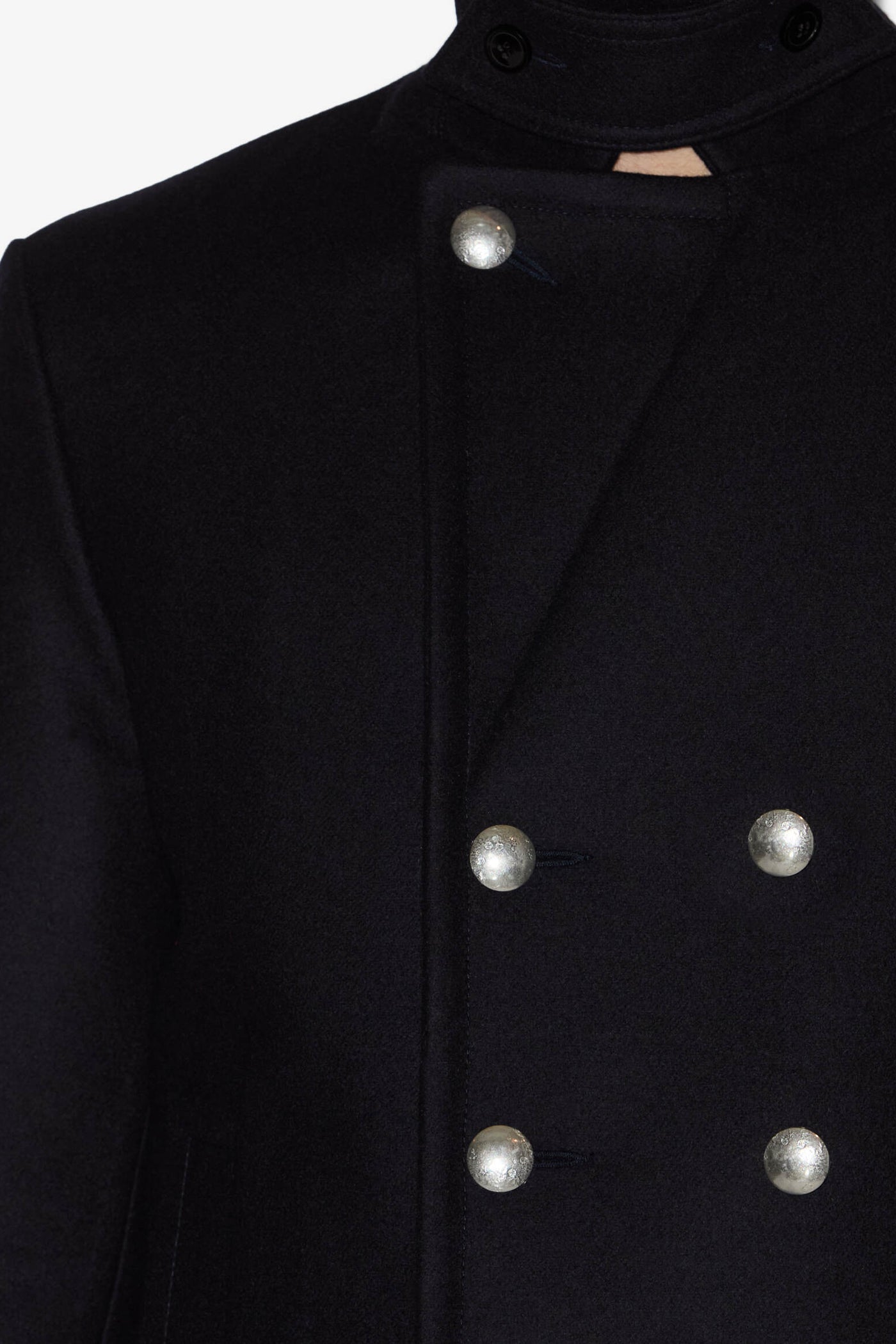 Wym wool and cashmere peacoat - Dark navy - Man - 3