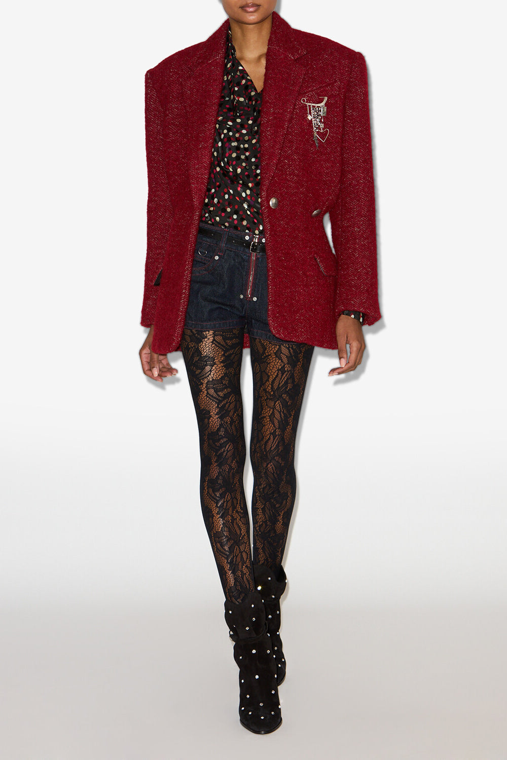 Gallie coat - Deep red - Woman - 2