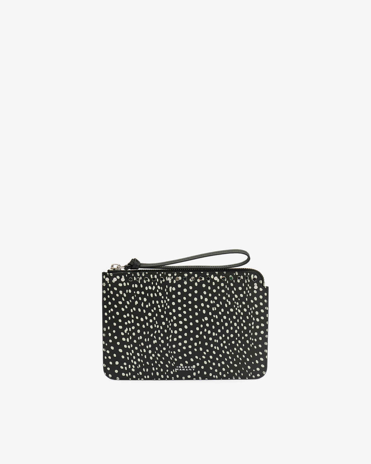 Maro flat pouch piccola Woman Black and ecru 3