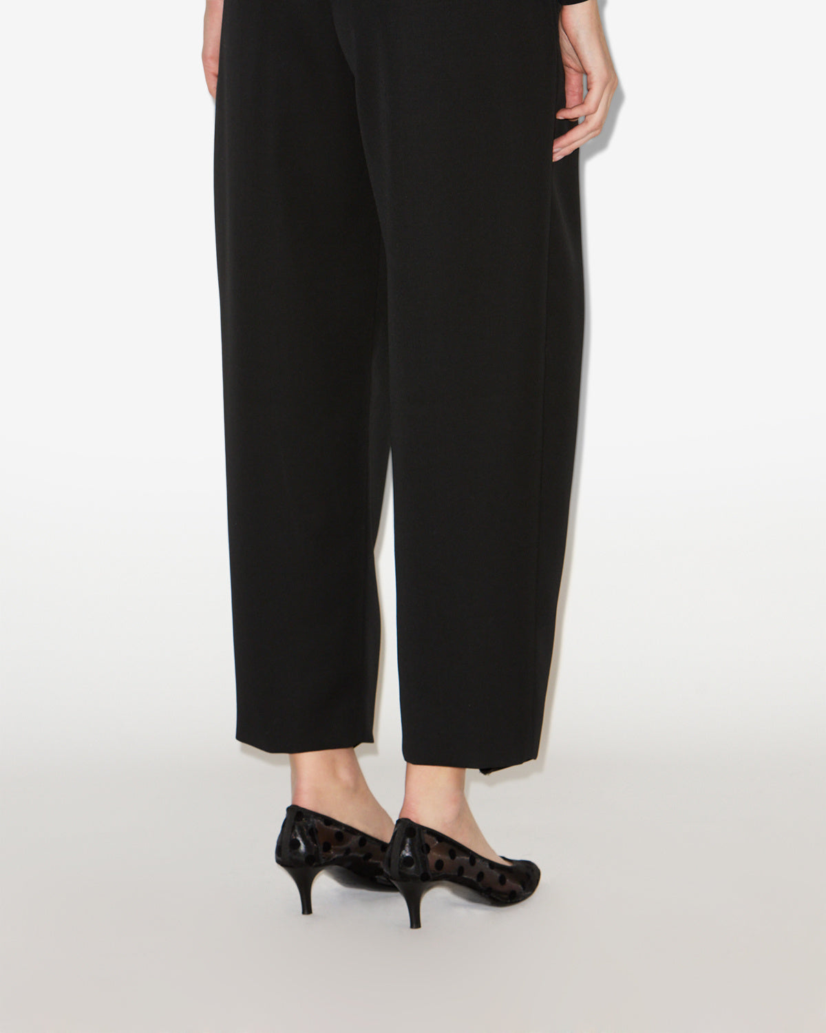 Janice pleated pants - Black - Woman - 4