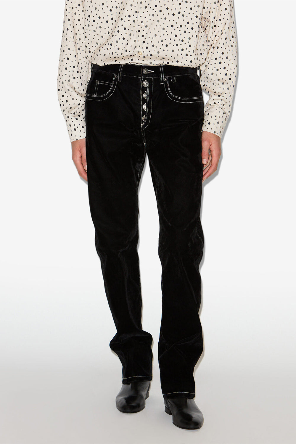 Jeffrey cotton jeans - Black - Man - 4