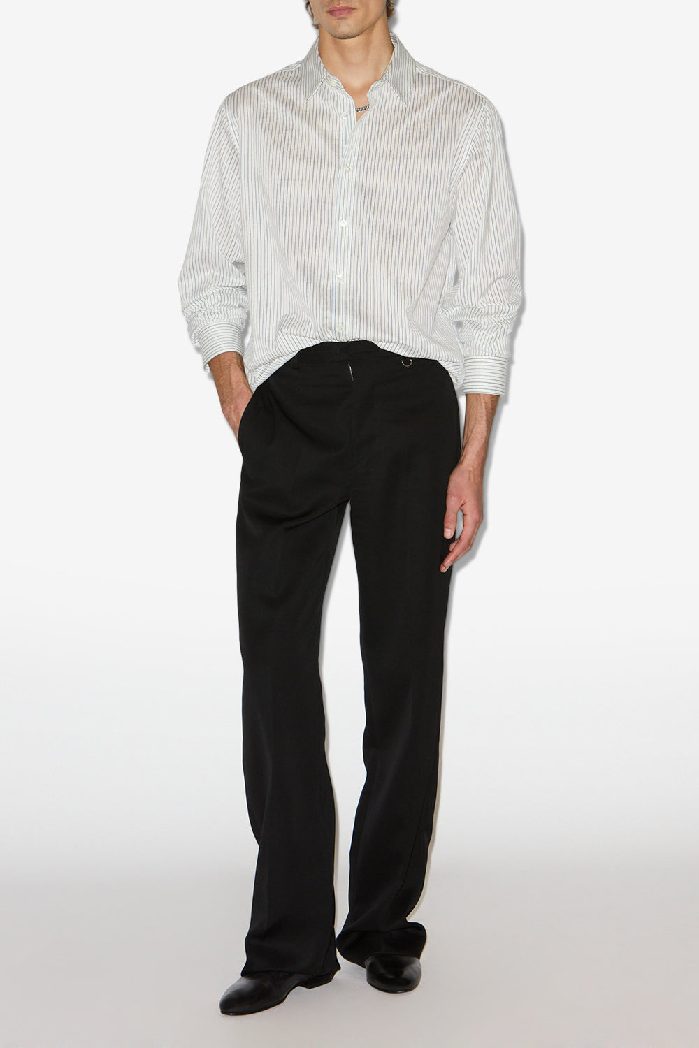 Donovan wool suit pants - Black - Man - 2