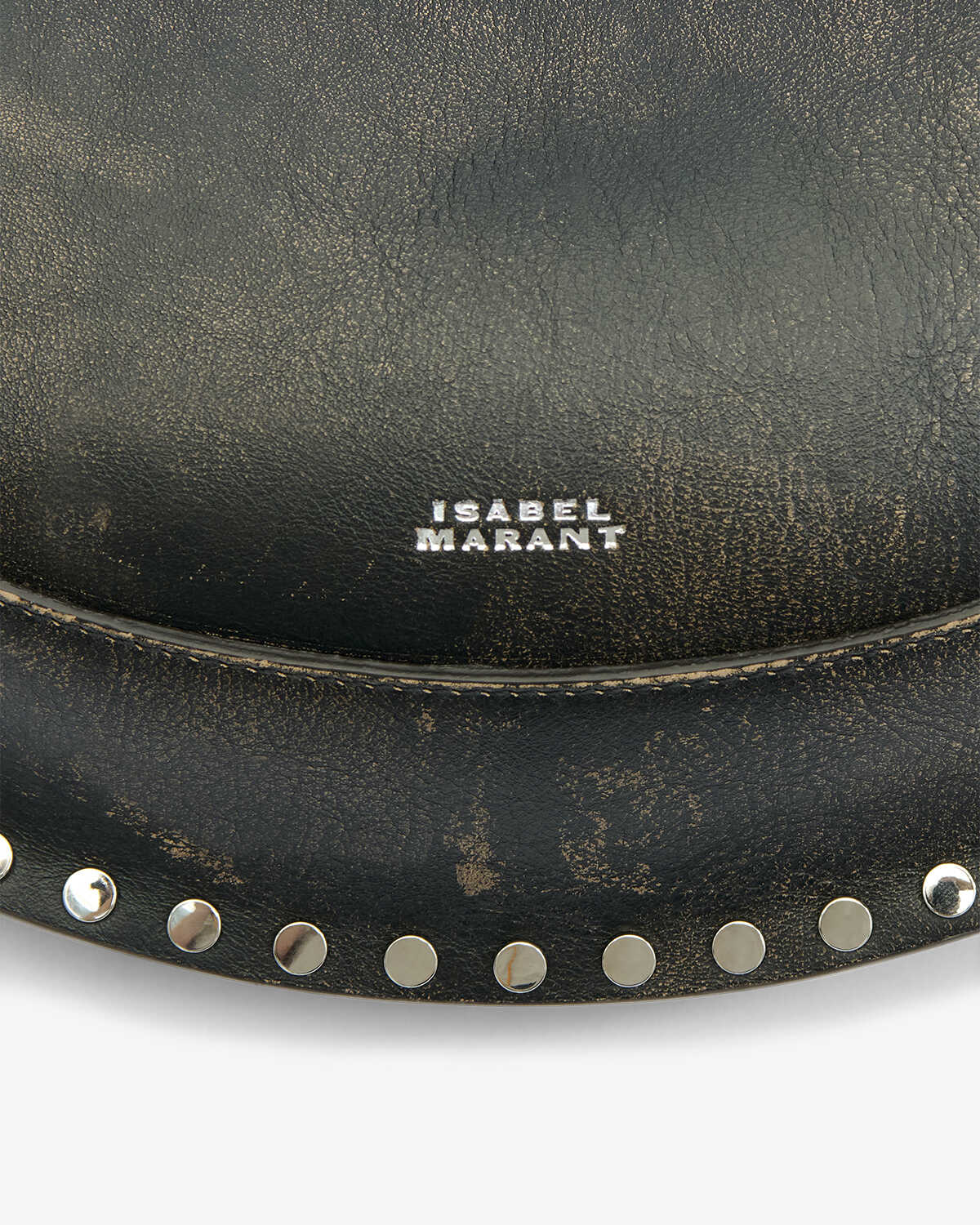 Oskan moon shoulder bag in soft leather - Vintage brown - Woman - 3