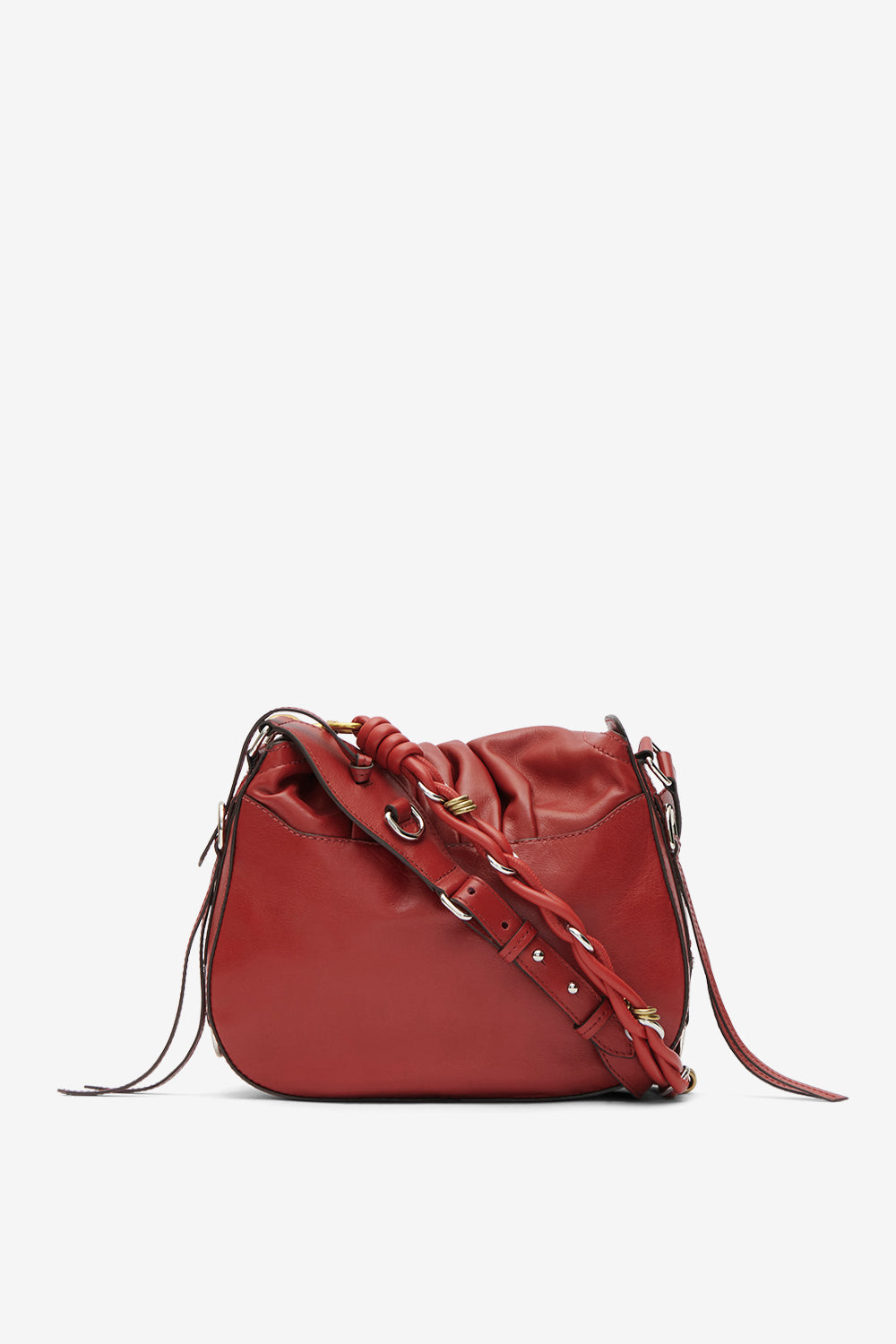 Bolton 가죽 소재의 숄더백 - Deep red - Woman - 2