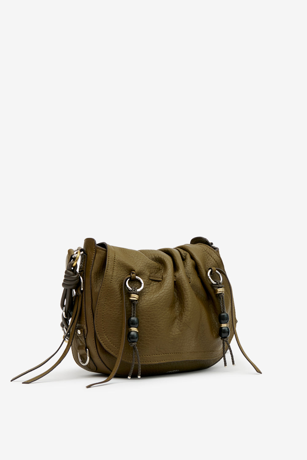 Bolton leather handbag - Khaki - Woman - 4