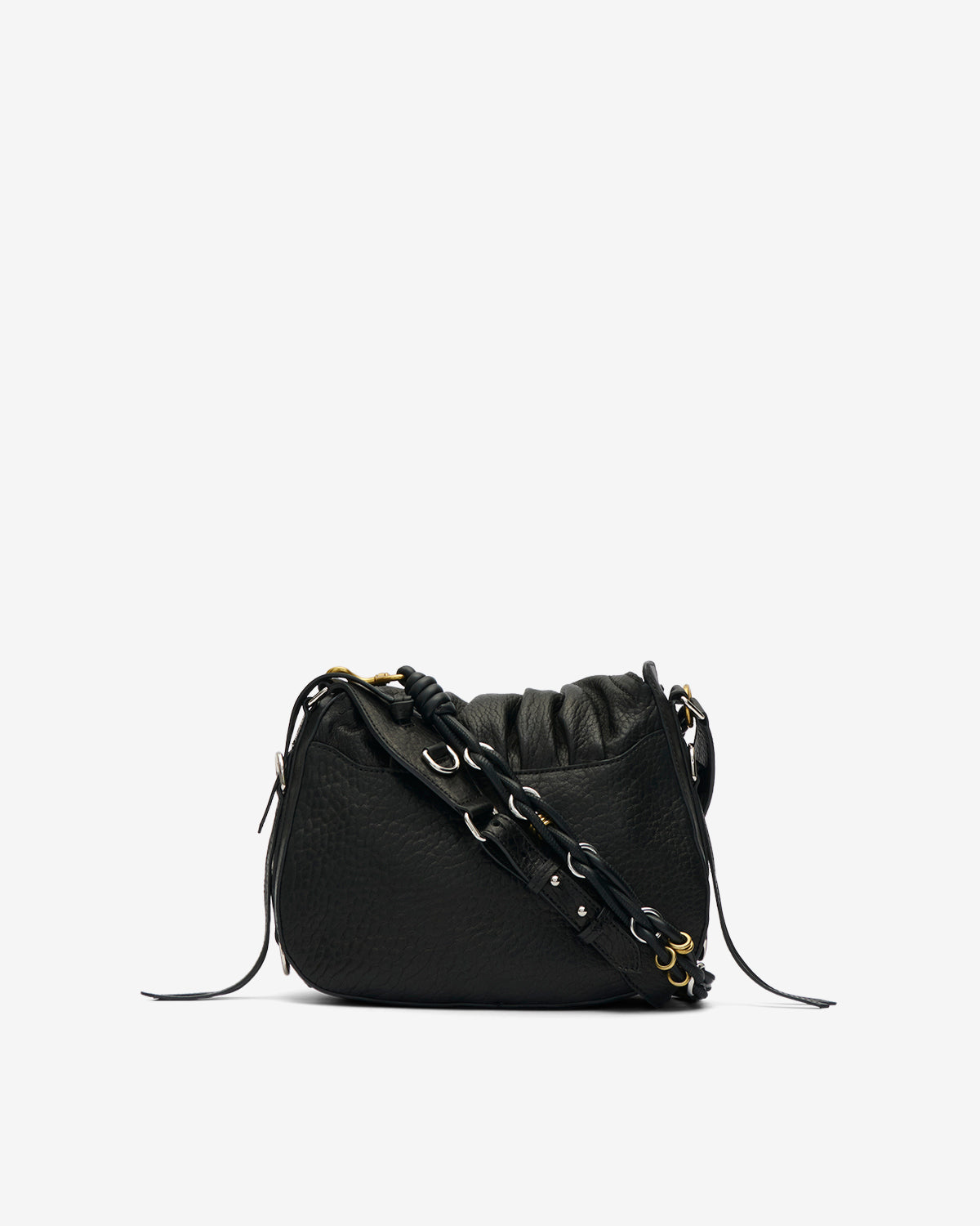 Bolton shoulder bag Woman Black and silver 3