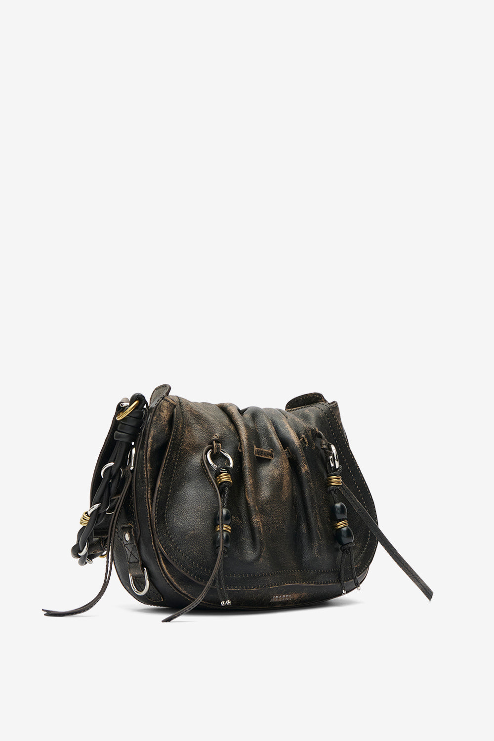 Borsa da portare a spalla bolton in pelle - Vintage brown - Woman - 5