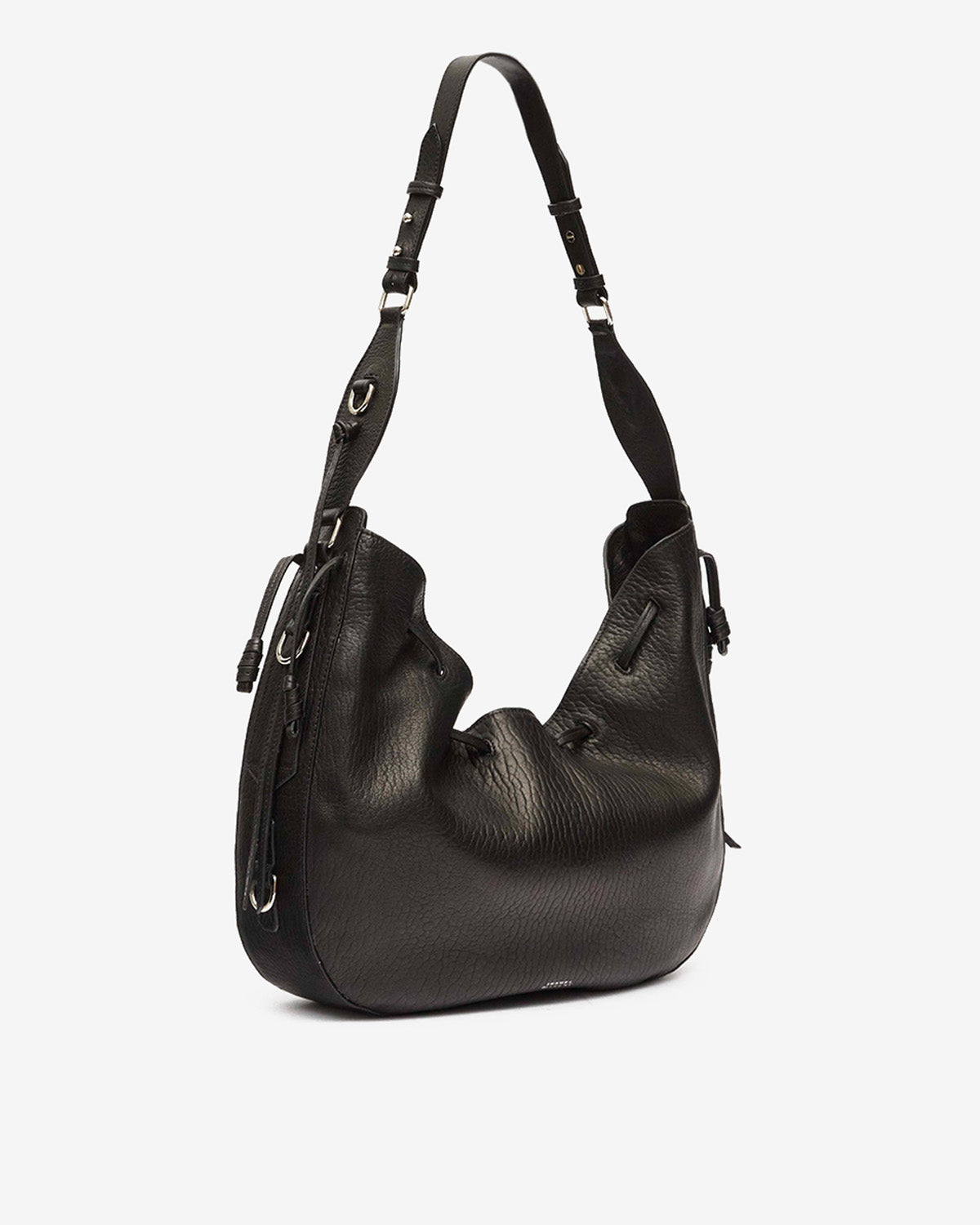 Bolton hobo shoulder bag Woman Black and silver 2