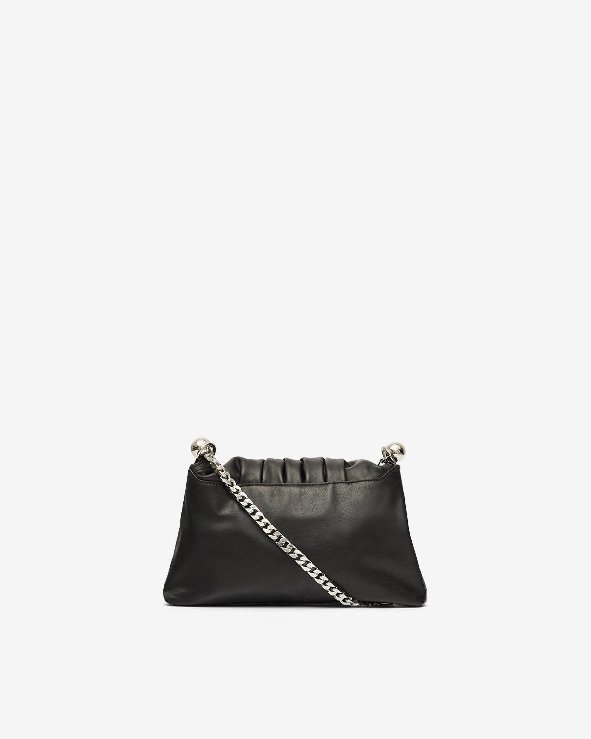Bolso para el hombro bolton pouch Woman Black and silver 2