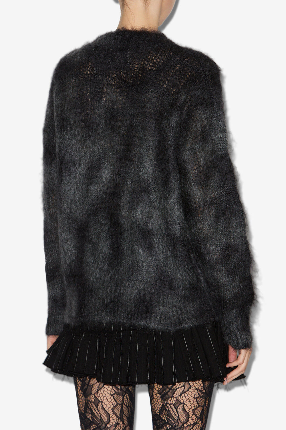 Myriam キッドモヘアセーター - Anthracite - Woman - 5