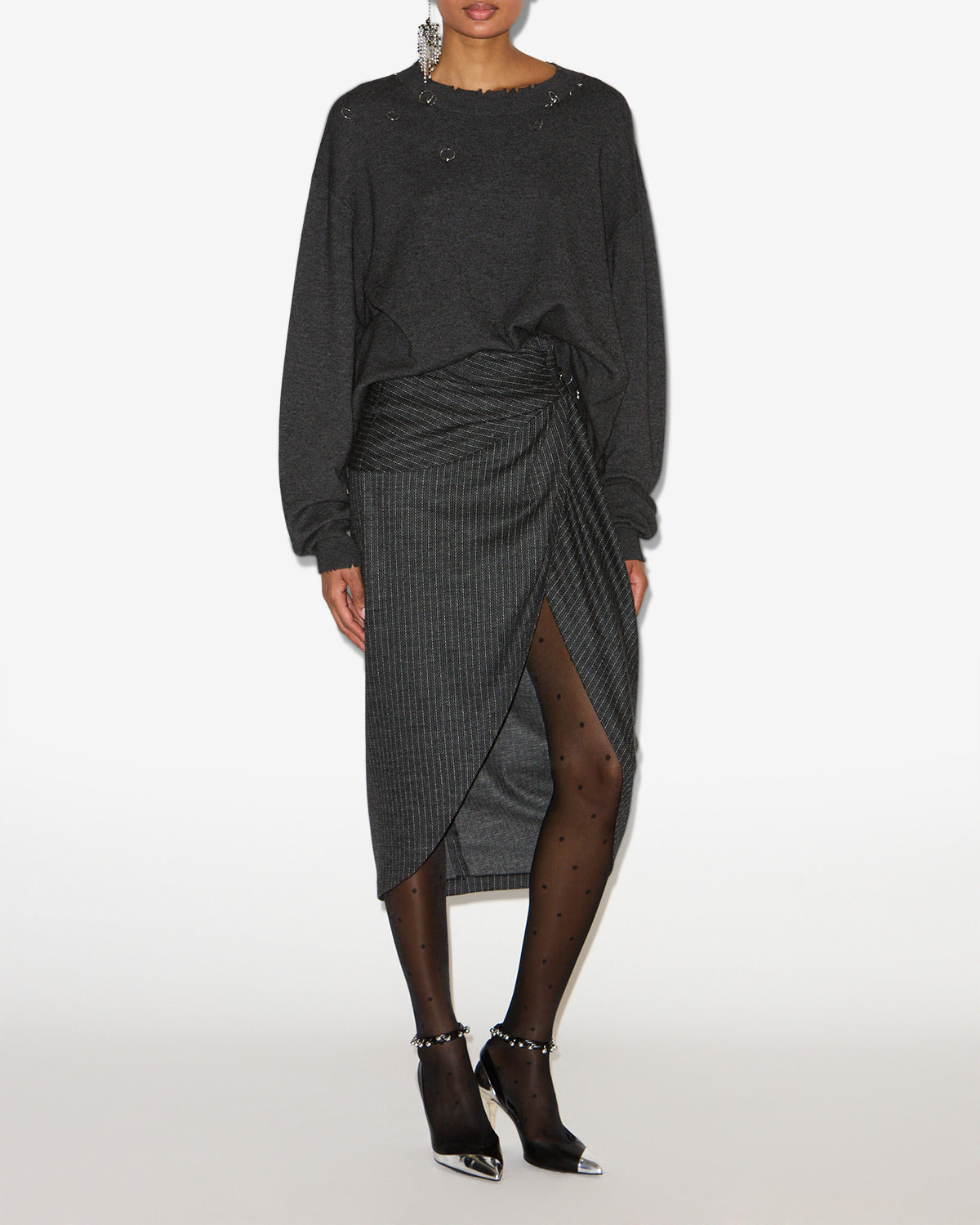 Jersey cassandre Woman Anthracite 4