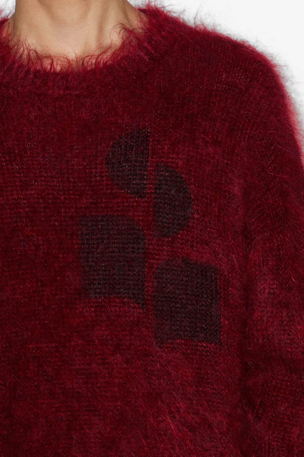 Mirello mohair and wool sweater - Deep red - Man - 3