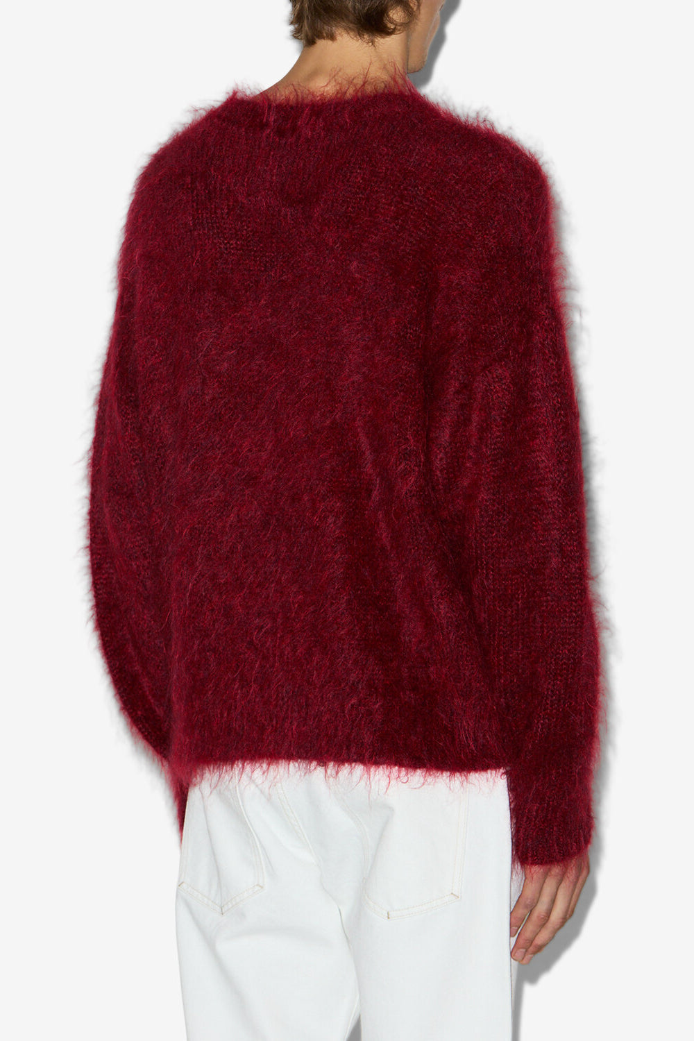 Mirello mohair and wool sweater - Deep red - Man - 5