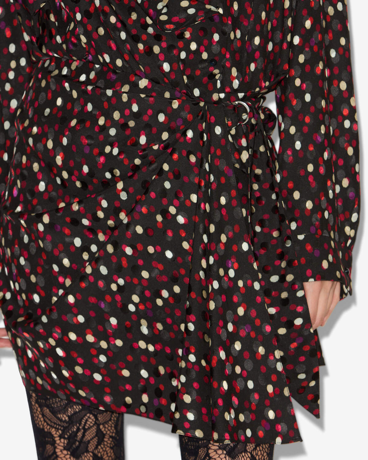 Robe ora Woman Noir-rouge 4