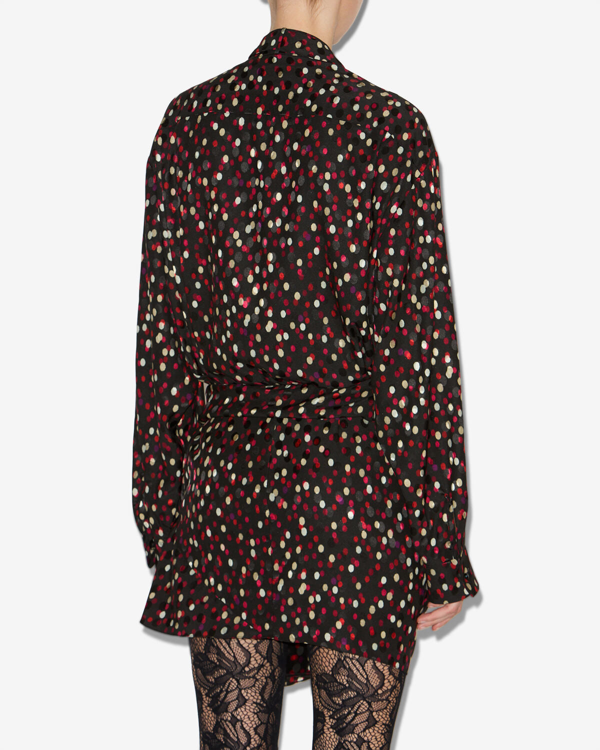 Robe ora Woman Noir-rouge 4