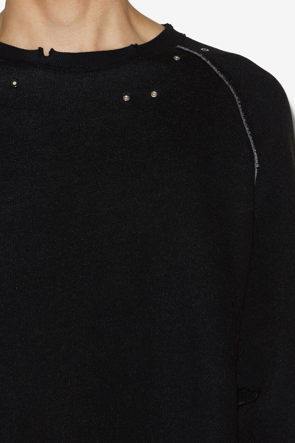 Sudadera larga mitchell - Negro lavado - Man - 3