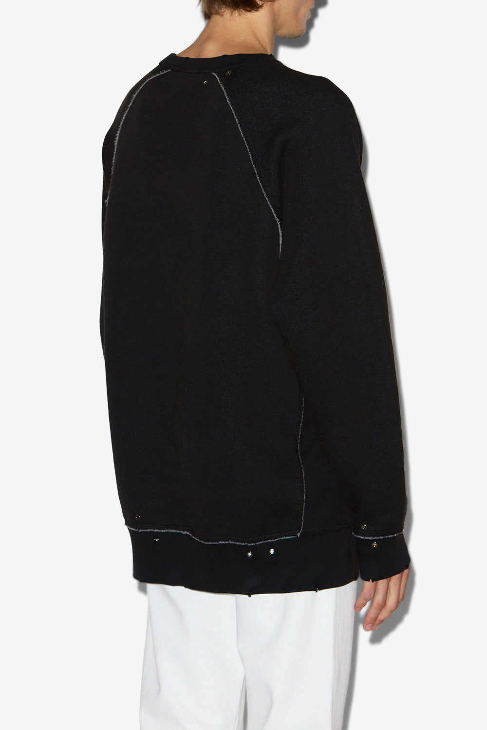 Sudadera larga mitchell - Negro lavado - Man - 5