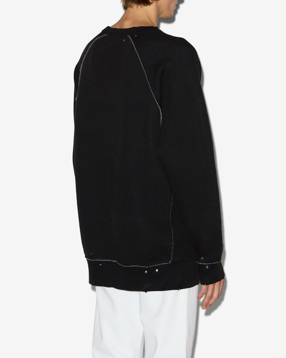 Mitchell long sweatshirt - Black - Man - 4