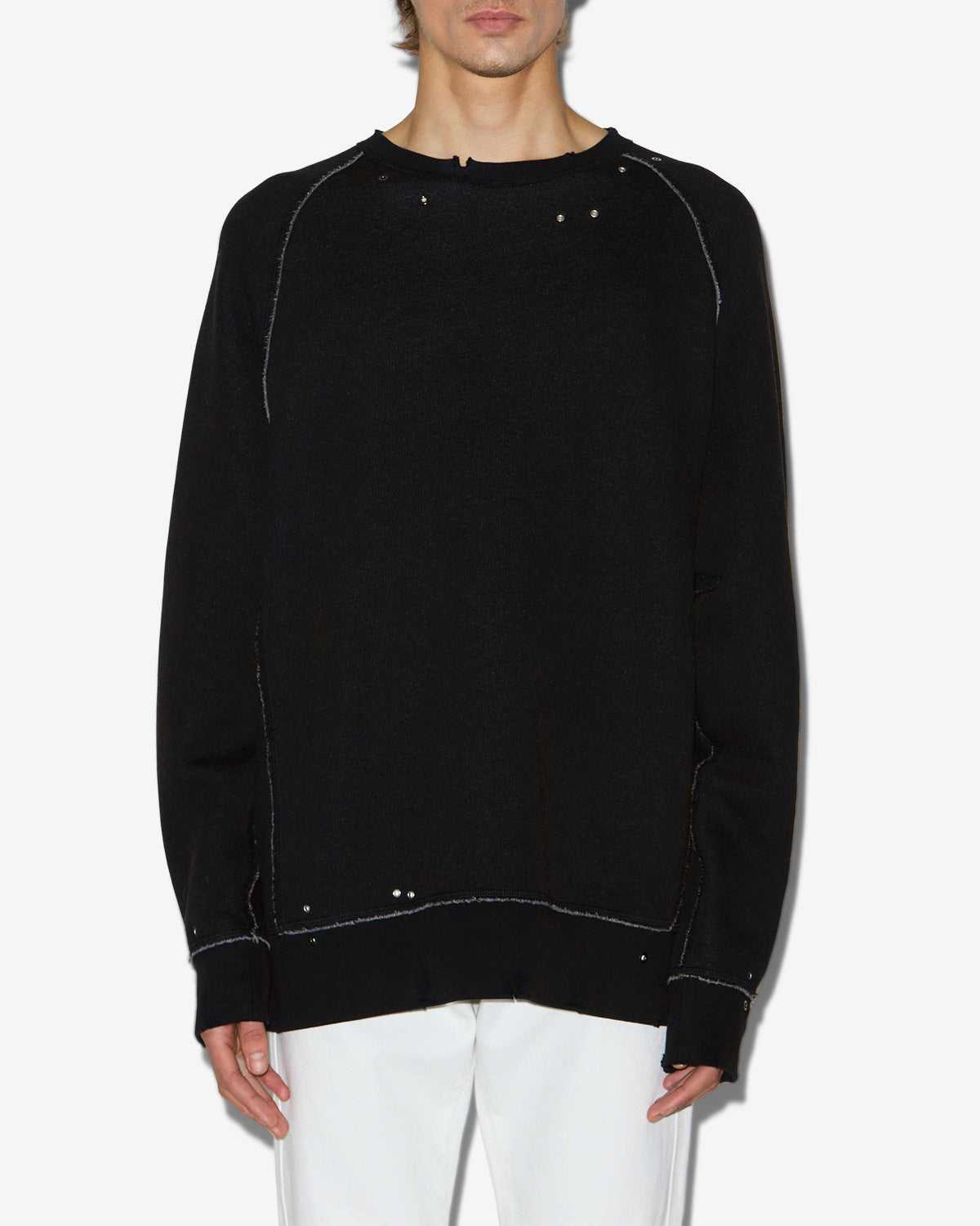 Mitchell long sweatshirt - Black - Man - 3
