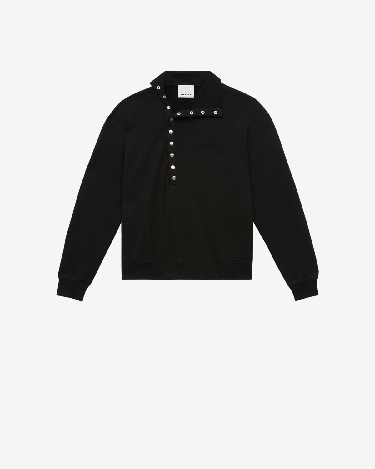 Sweat-shirt marcos  à col camionneur - Noir - Man - 5