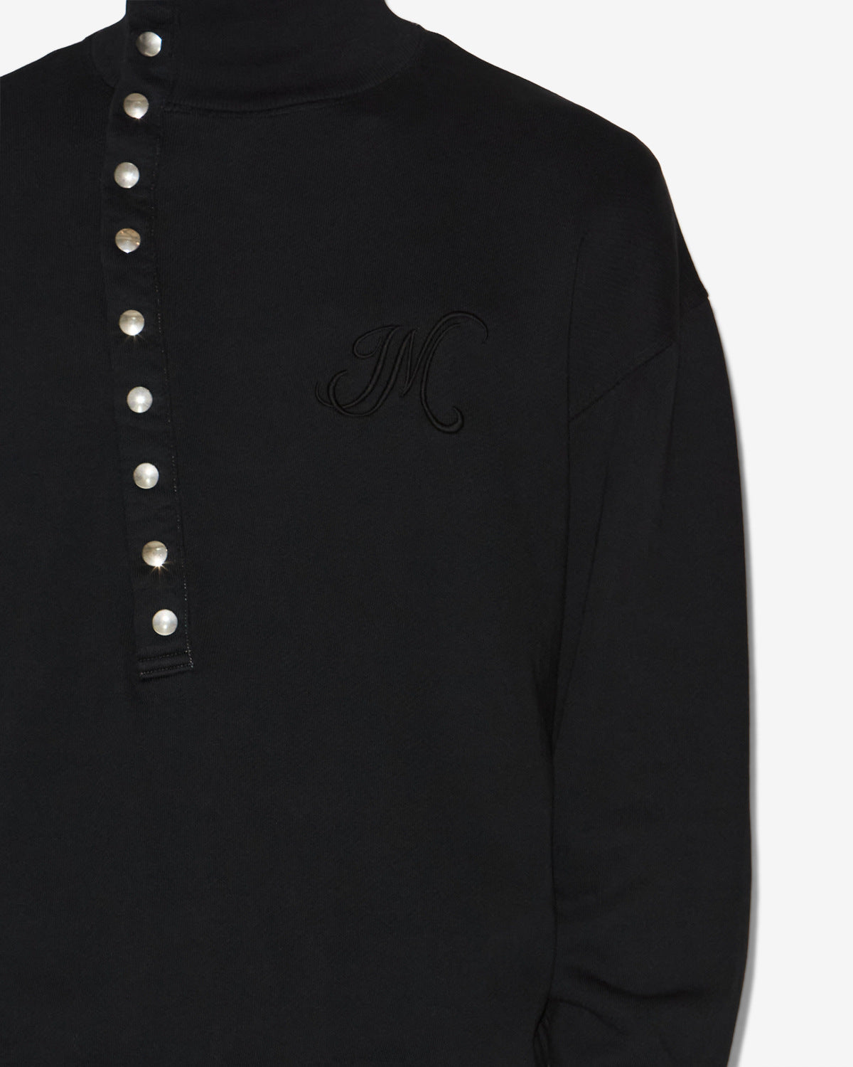 Sweat-shirt marcos  à col camionneur - Noir - Man - 2