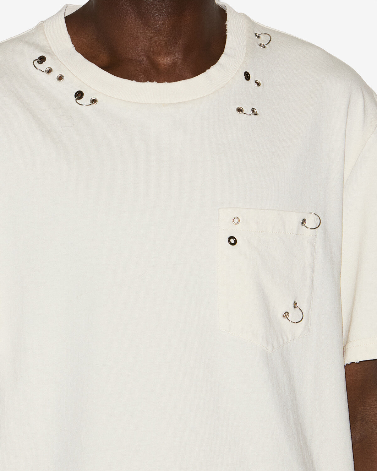 T-shirt yezra Man Ecru 4